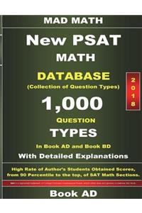 2018 New PSAT Math Database Book AD