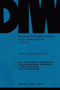 Bauwirtschaft Im Gebiet Der Ehemaligen Ddr -