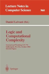 Logic and Computational Complexity