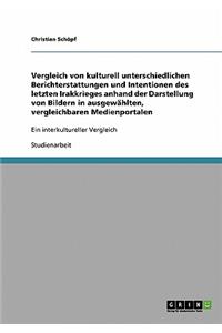 Vergleich von kulturell unterschiedlichen Berichterstattungen und Intentionen des letzten Irakkrieges anhand der Darstellung von Bildern in ausgewählten, vergleichbaren Medienportalen