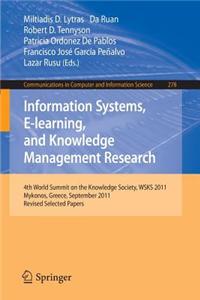 Information Systems, E-Learning, and Knowledge Management Research