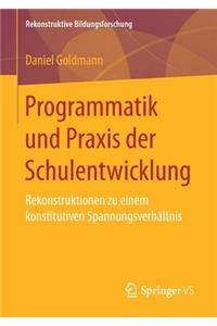 Programmatik Und Praxis Der Schulentwicklung