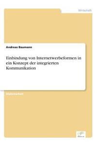 Einbindung von Internetwerbeformen in ein Konzept der integrierten Kommunikation