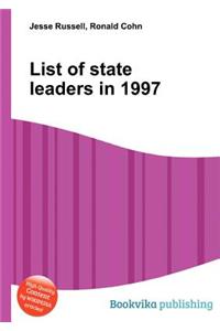 List of State Leaders in 1997
