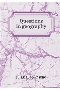 Questions in Geography