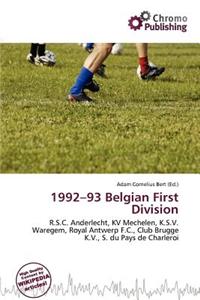 1992-93 Belgian First Division