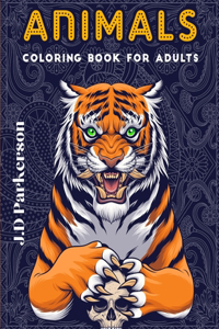 Animals Coloring Book for Adults