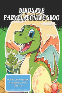 dinosaur farvelægningsbog