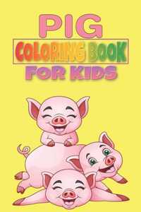 Pig Coloring Book for Kids