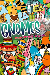 Gnomes Coloring Book
