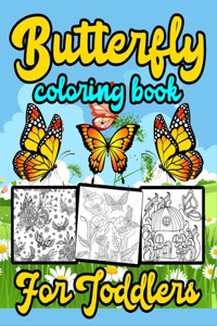 Butterfly Coloring Book for Toddlers