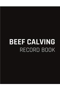 Beef Calving Record Book