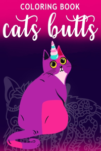 Cats Butts Coloring Book