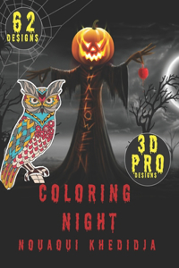 Halloween Coloring Night