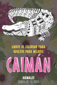 Libros de colorear para adultos para mujeres - Menos de 10 euro - Animales - Caimán