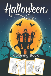 Halloween coloring Book