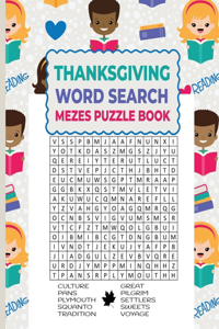 Thanksgiving Word Search Mazes Puzzle Book
