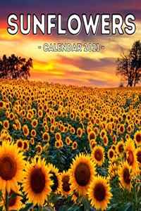 Sunflowers Calendar 2021