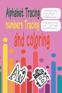 Tracing and coloring book