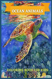 Ocean Animals Coloring Book For Kids