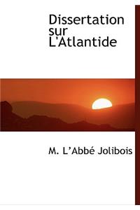 Dissertation Sur L'Atlantide