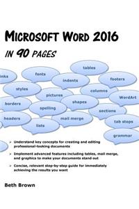 Microsoft Word 2016 In 90 Pages