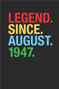 Legend Since August 1947