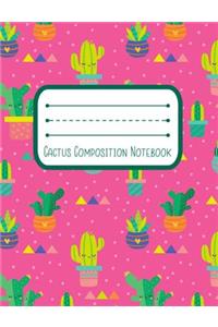 Cactus Composition Notebook