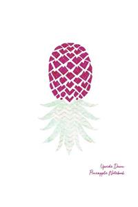 Upside Down Pineapple Notebook