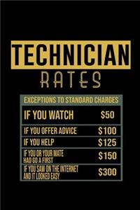 Technician rates