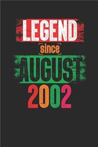 Legend Since August 2002