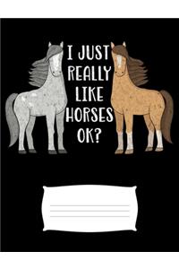 I Just Really Like Horses OK?