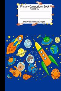 Primary Composition Book, 8x10, 55 Sheets/110 Pages