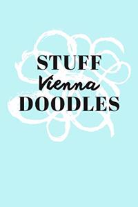 Stuff Vienna Doodles: Personalized Teal Doodle Sketchbook (6 x 9 inch) with 110 blank dot grid pages inside.