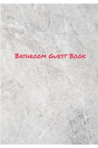 Bathroom Guest Book