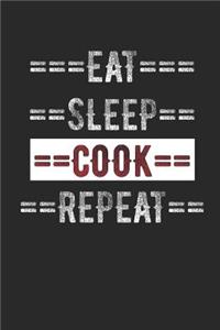 Cooking Journal - Eat Sleep Cook Repeat