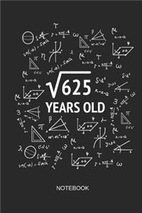 625 Years Old Notebook