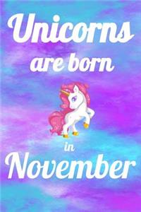 Unicorns Are Born In November
