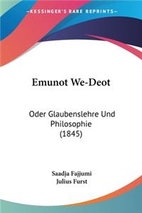 Emunot We-Deot