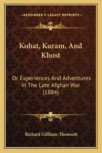 Kohat, Kuram, And Khost