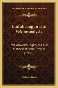 Einfuhrung In Die Vektoranalysis