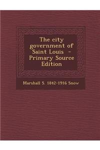 The City Government of Saint Louis