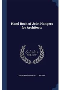 Hand Book of Joist Hangers for Architects