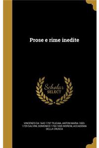 Prose E Rime Inedite