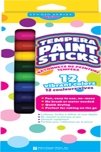 Studio Series Junior Tempera Paint Sticks (Set of 12 Colors)