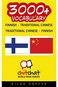 3000+ Finnish - Traditional Chinese Traditional Chinese - Finnish Vocabulary