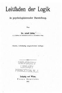 Leitfaden Der Logik in Psychologisierender Darstellung