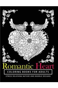 Romantic Heart Coloring Books for Adults