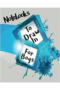 Notebooks To Draw In For Boys