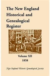 New England Historical and Genealogical Register, Volume 12, 1858